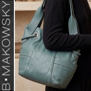 B. Makowsky Leather Bag